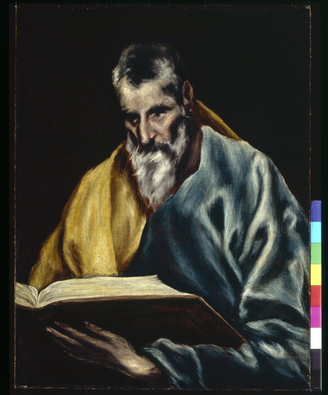 St. Simon (öljy kankaalle) tekijältä El (1541 1614) Greco