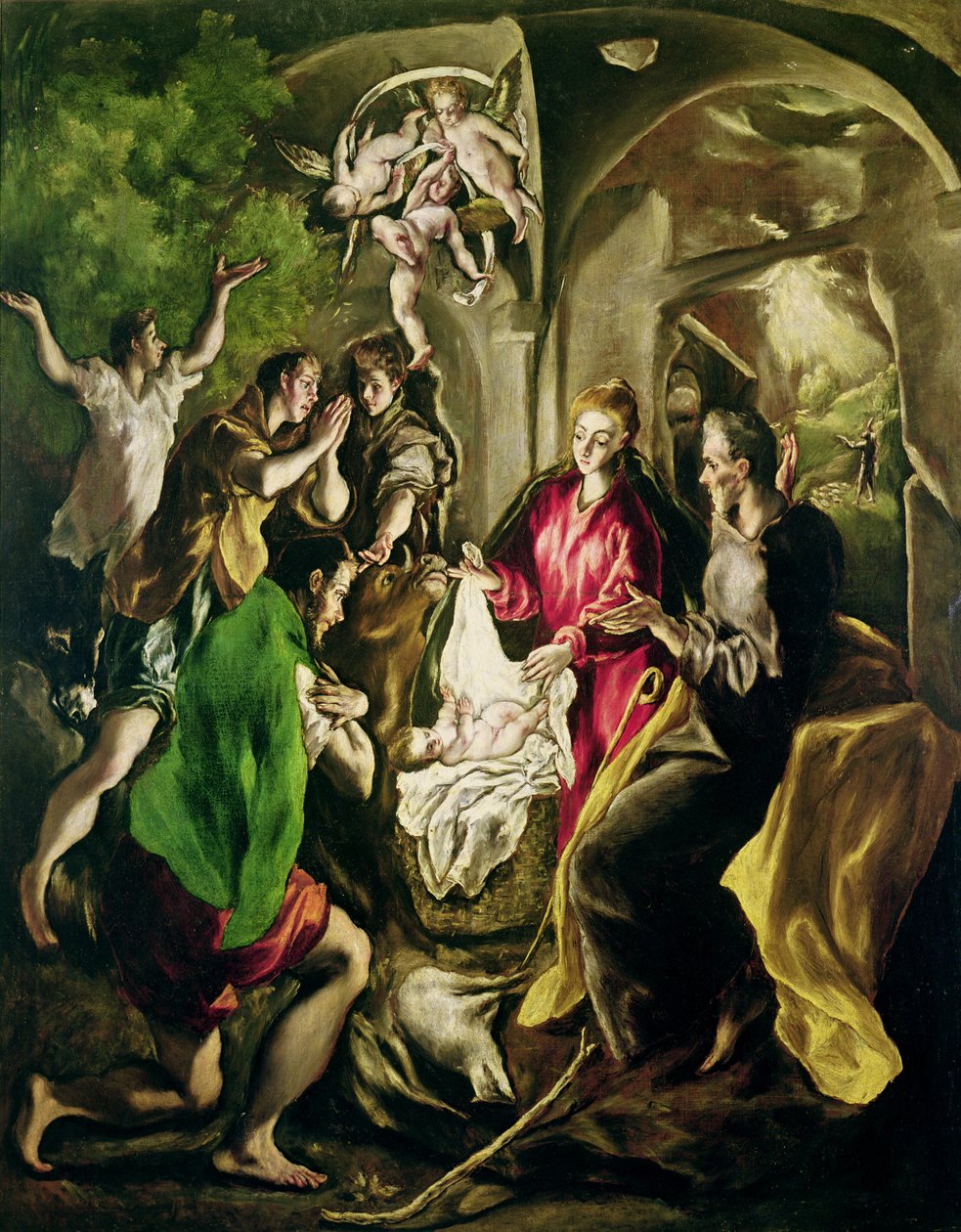 Paimenten palvonta, 1603-05 tekijältä El Greco