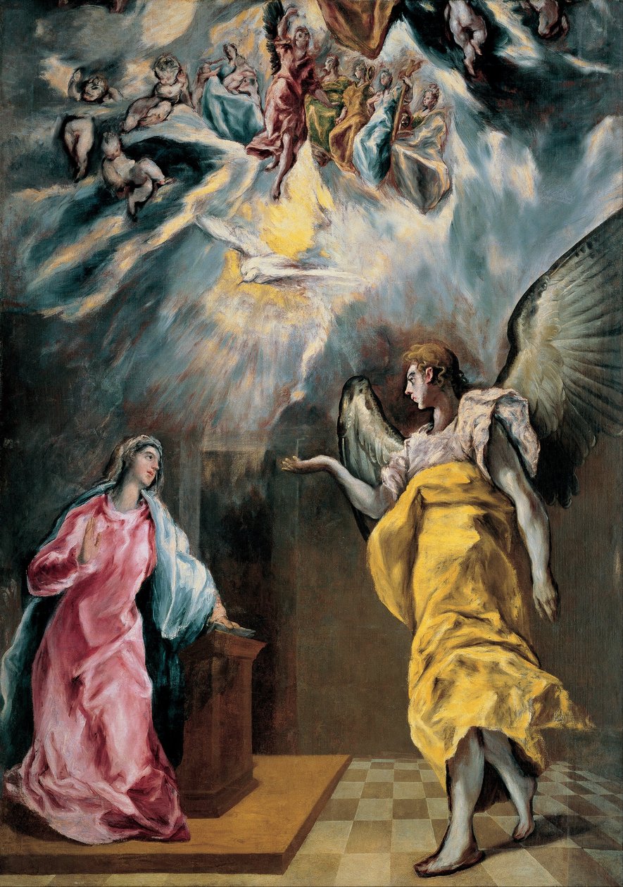 Annunciation tekijältä El Greco