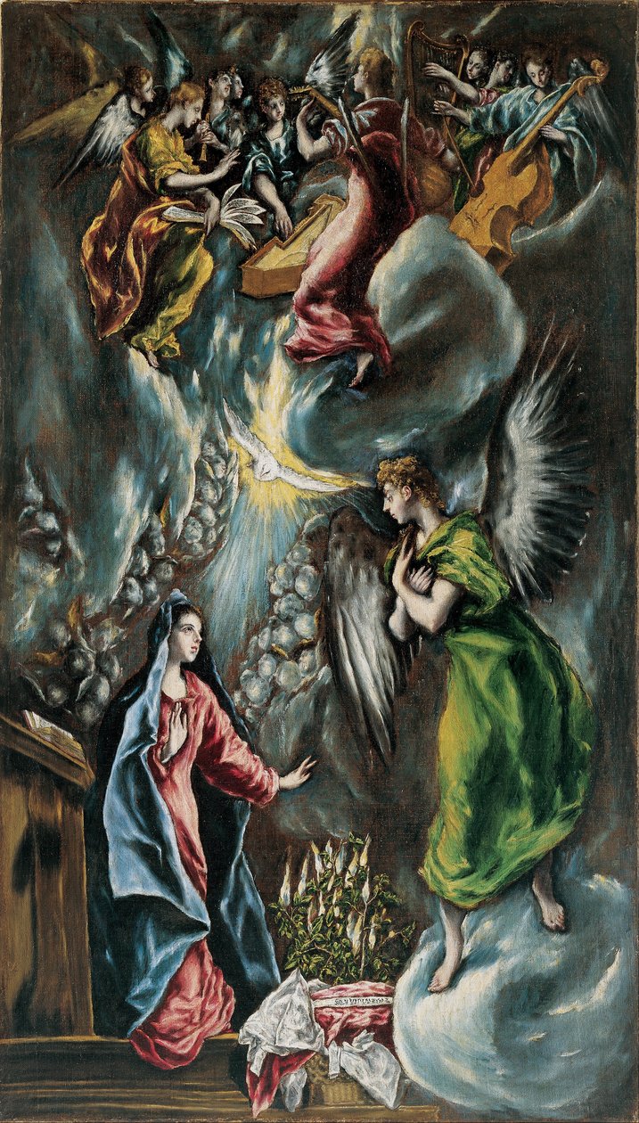 Annunciation tekijältä El Greco