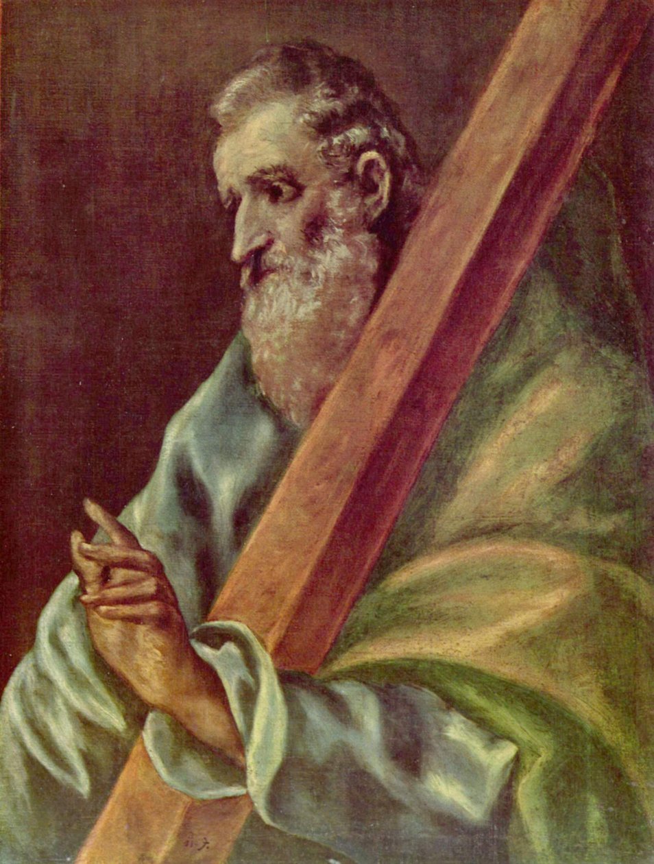 Apostoli Pyhä Andreas tekijältä El Greco