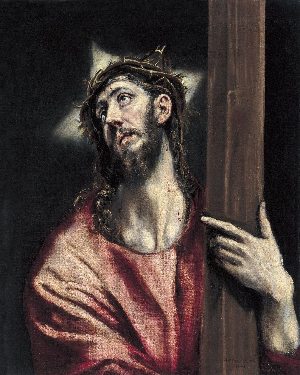 Kristus pitelee ristiä tekijältä El Greco