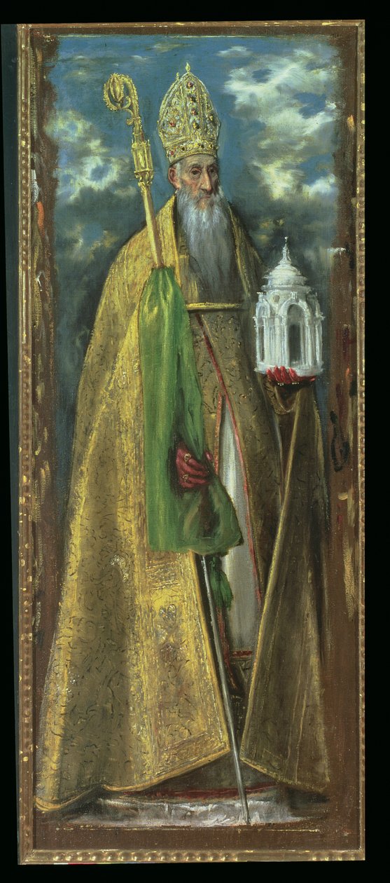 Pyhä Augustinus Hippo (354-430) 1590 tekijältä El Greco
