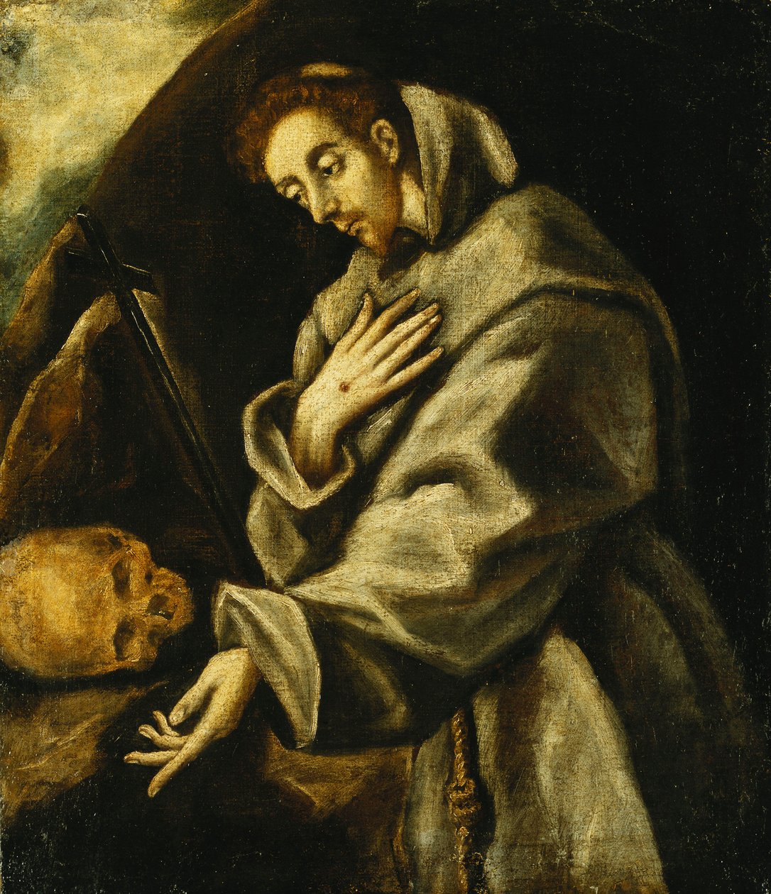 Pyhä Franciscus meditaatiossa, tekijältä El Greco