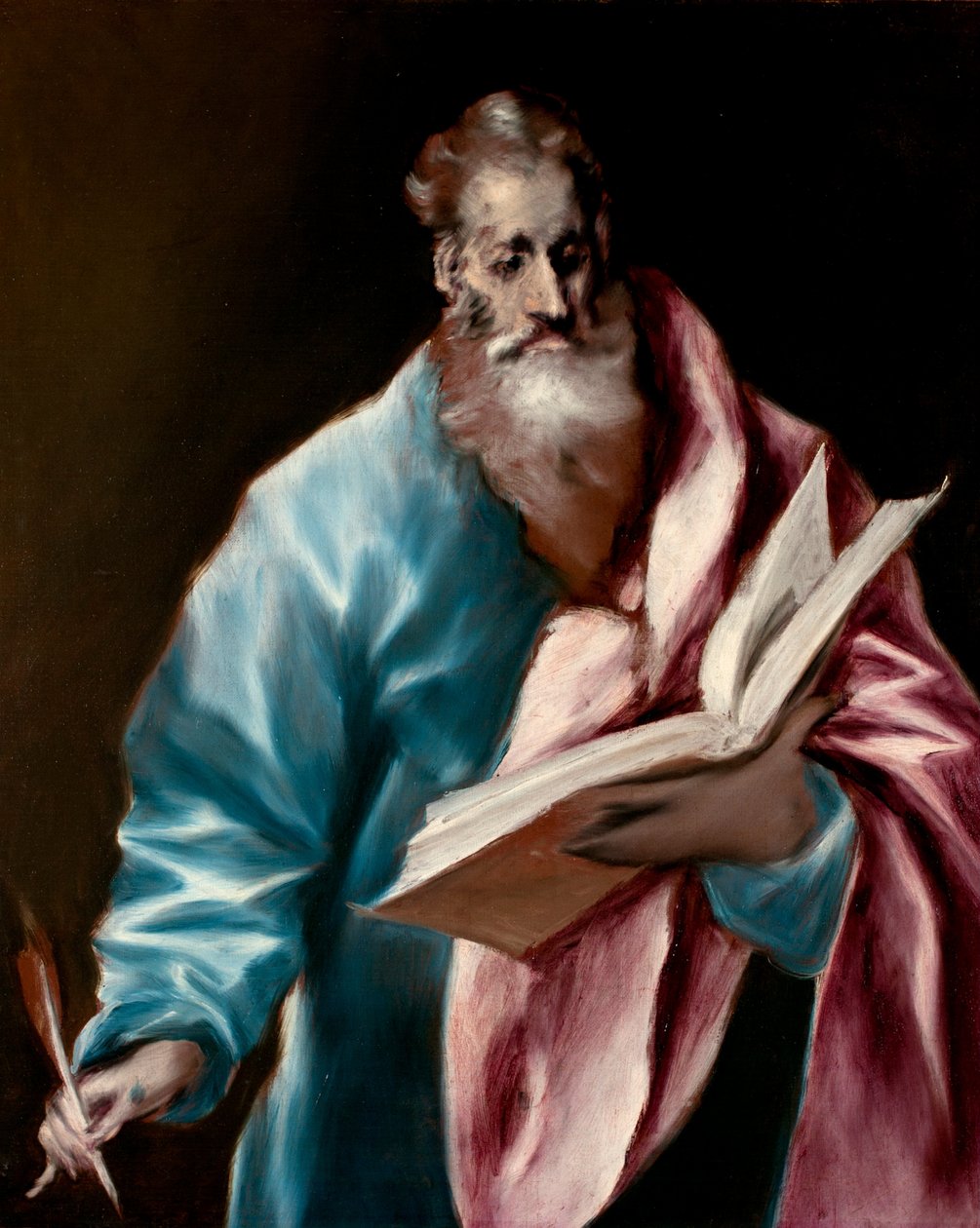 Espanja: San Mateo Apóstol Apostoli Pyhä Matteus tekijältä El Greco