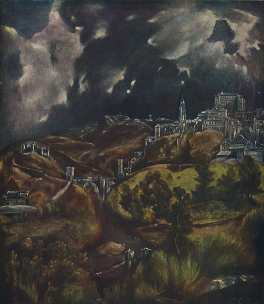 Toledo, Toledon näkymä, 1599-1600, 1938 tekijältä El Greco