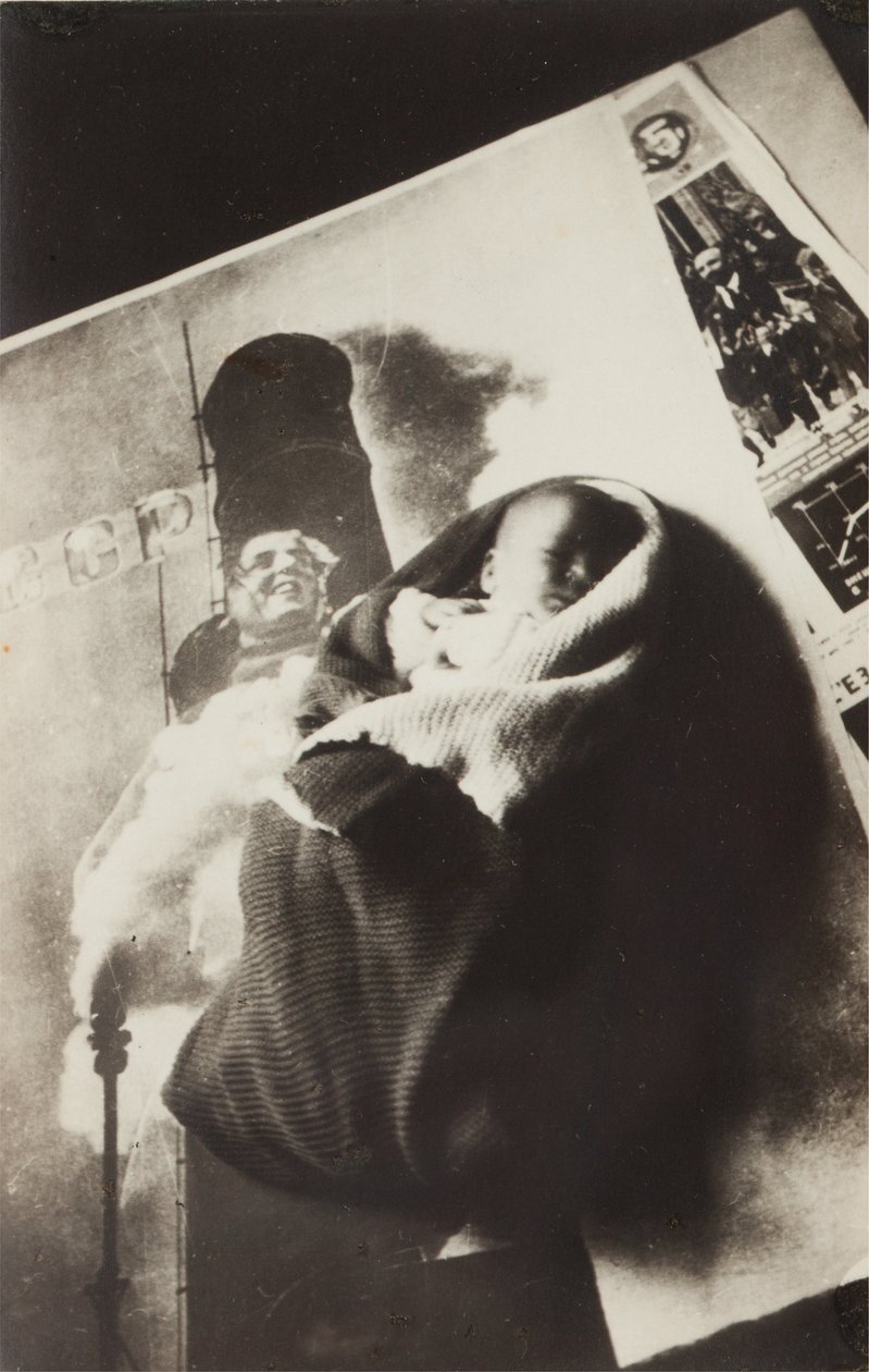 Taiteilijan pojan syntymäilmoitus, 1930. tekijältä Eliezer Markowich Lissitzky
