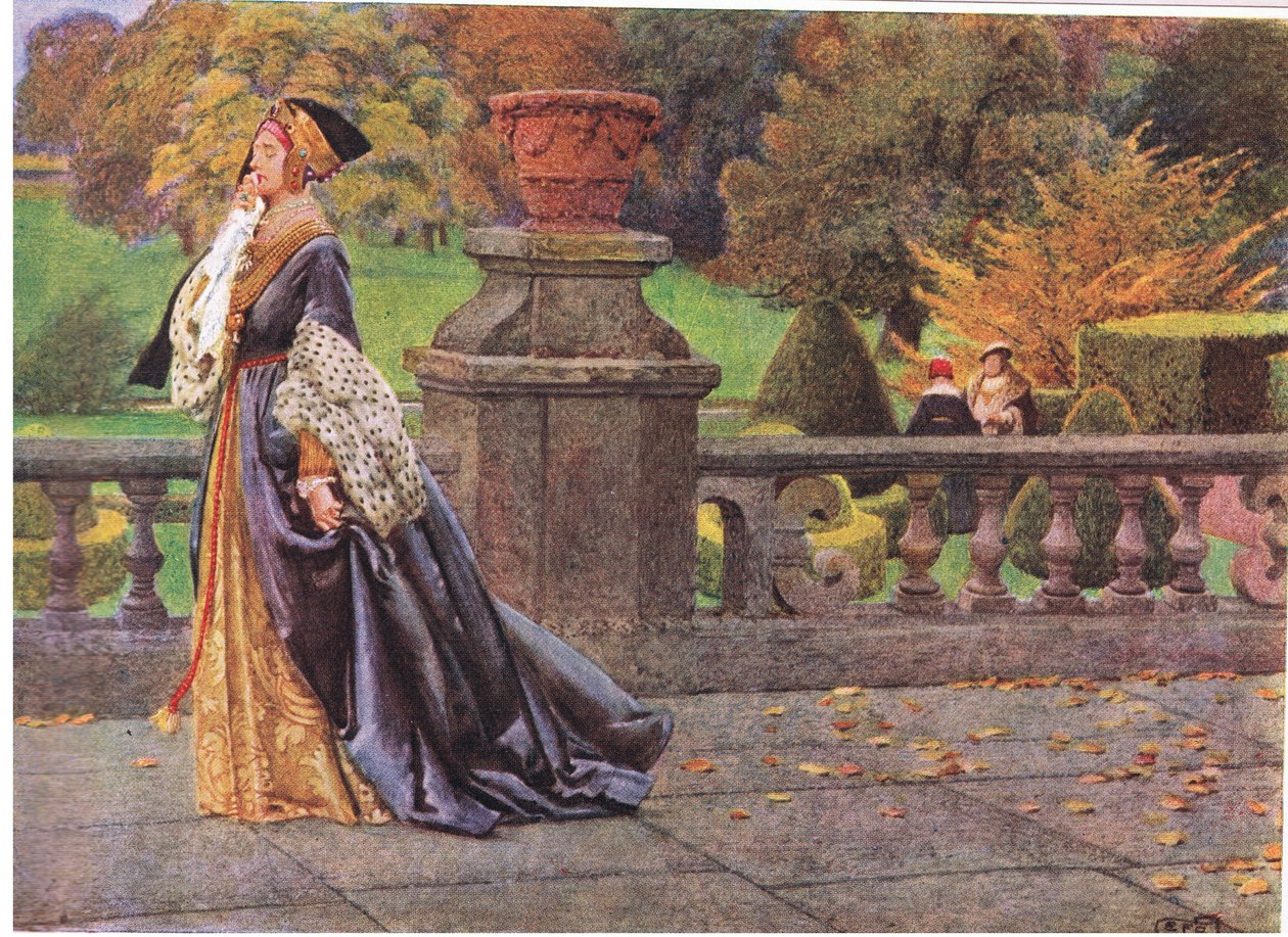 Kuningatar Katariina (litho) tekijältä Eleanor Fortescue Brickdale