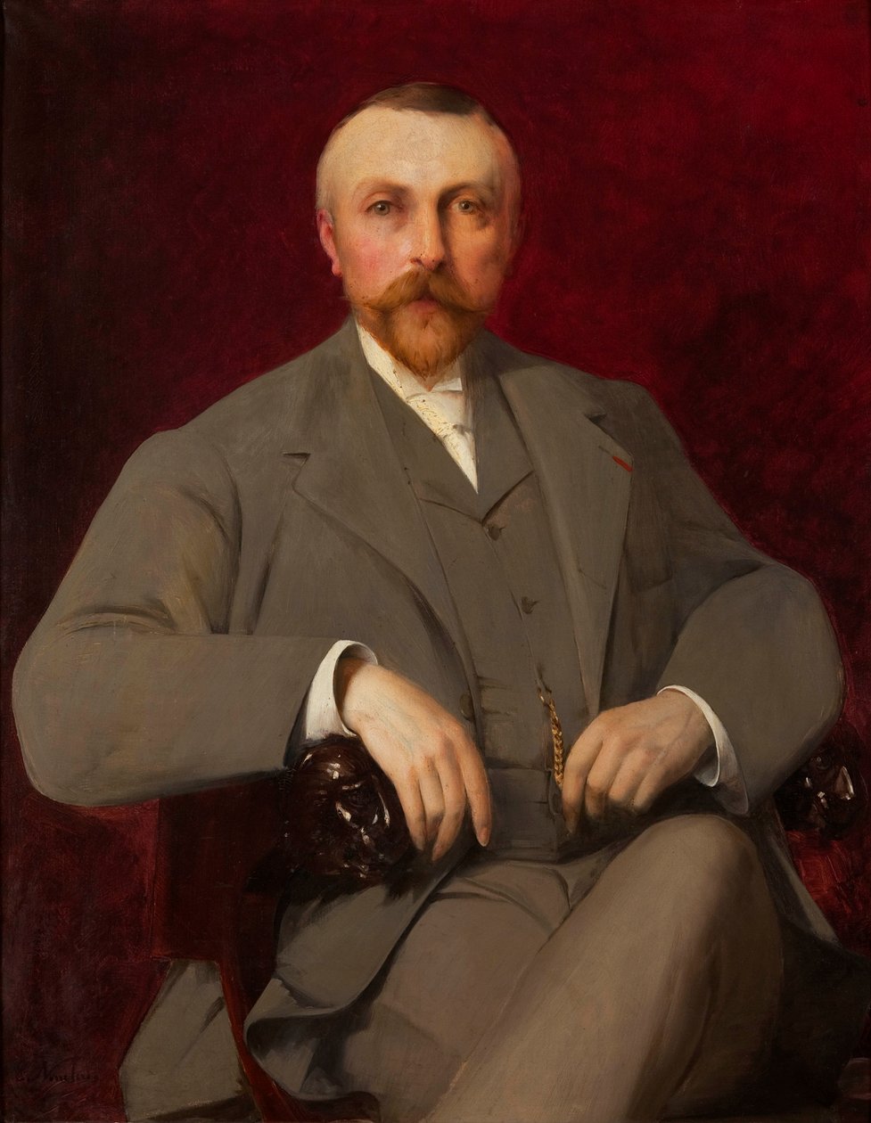 Muotokuva Paul Marmottanista, 1898 tekijältä Elie Nonclercq