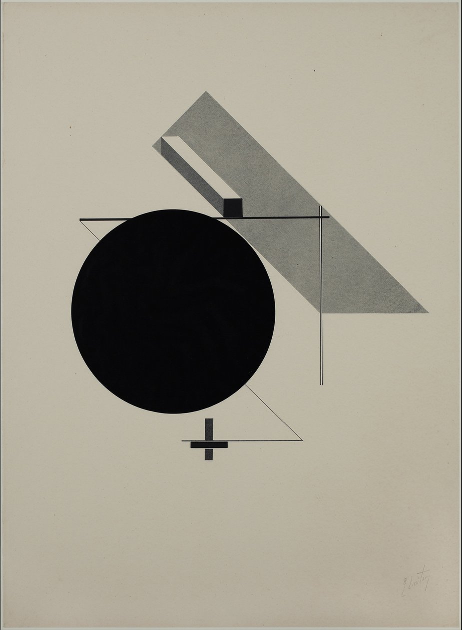 Proun tekijältä Eliezer Markowich Lissitzky