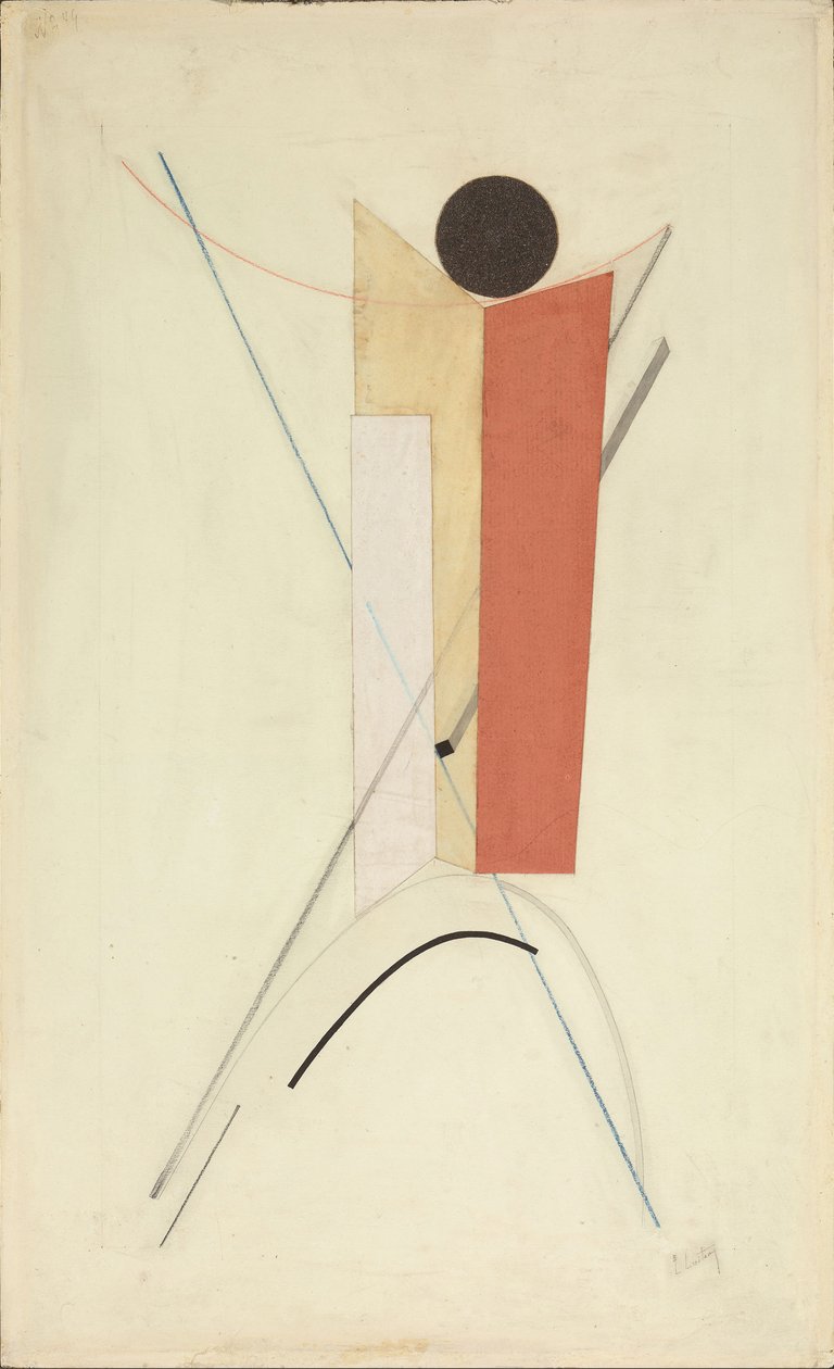 Proun 43 Variant, noin 1922. tekijältä Eliezer Markowich Lissitzky