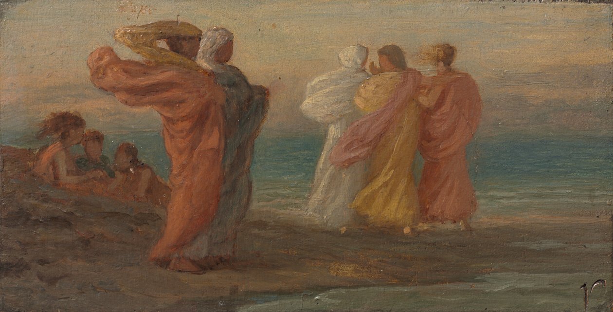 Musiikkijuhlat, c. 1875. tekijältä Elihu Vedder
