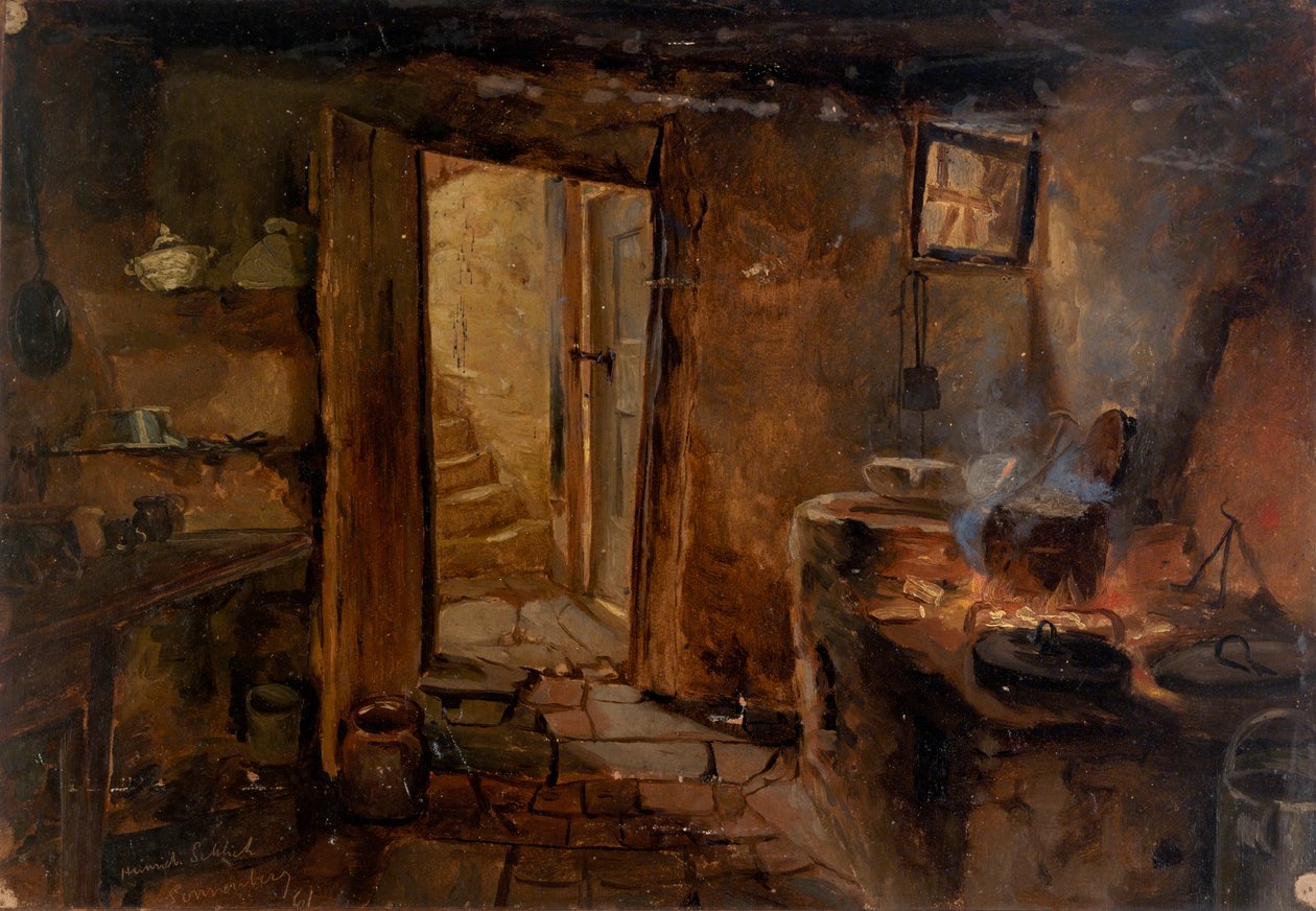 Keittiön sisustus, n.d. tekijältä Eliphalet Frazer Andrews