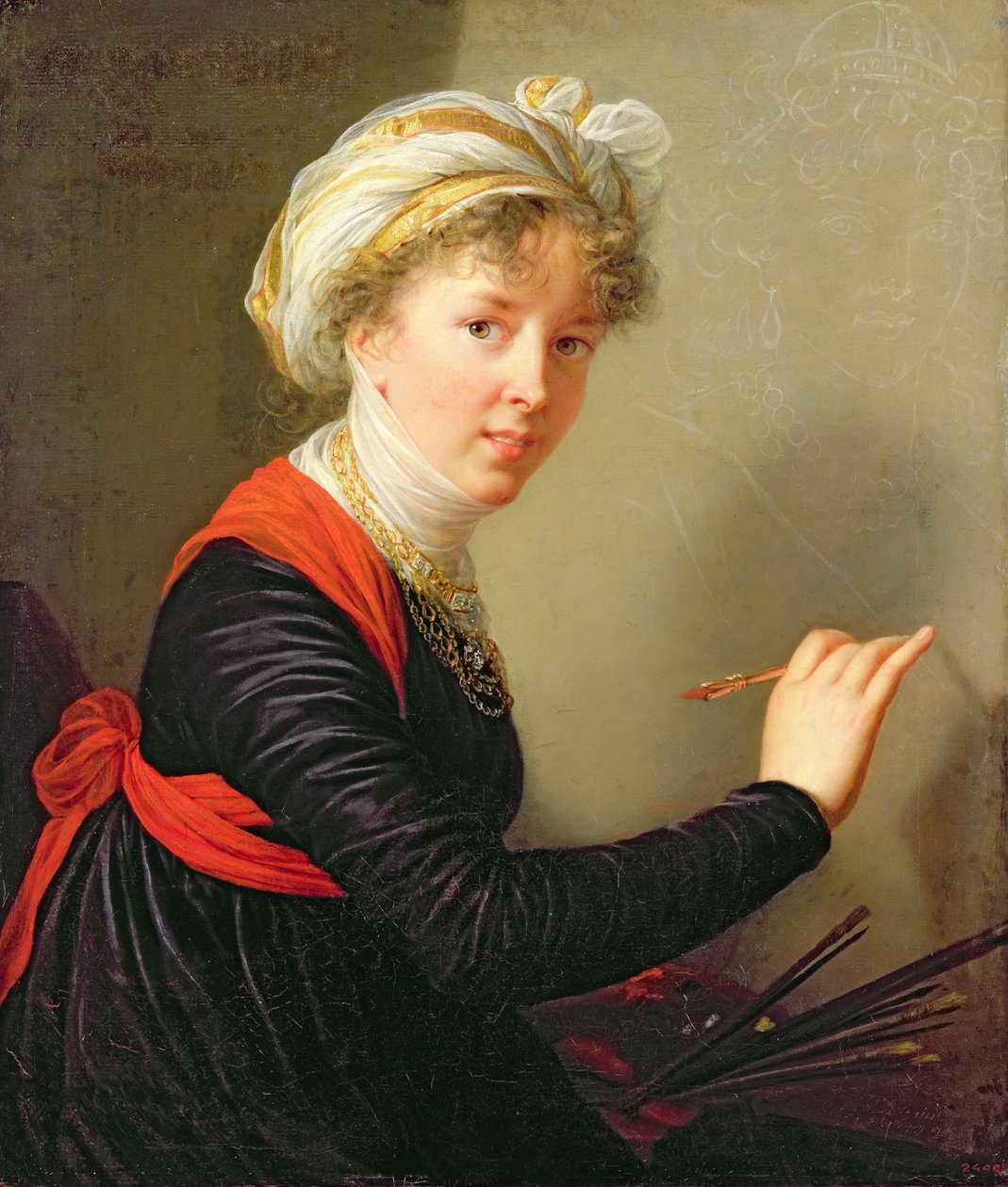 Omakuva, 1800 tekijältä Elisabeth Louise Vigee Lebrun