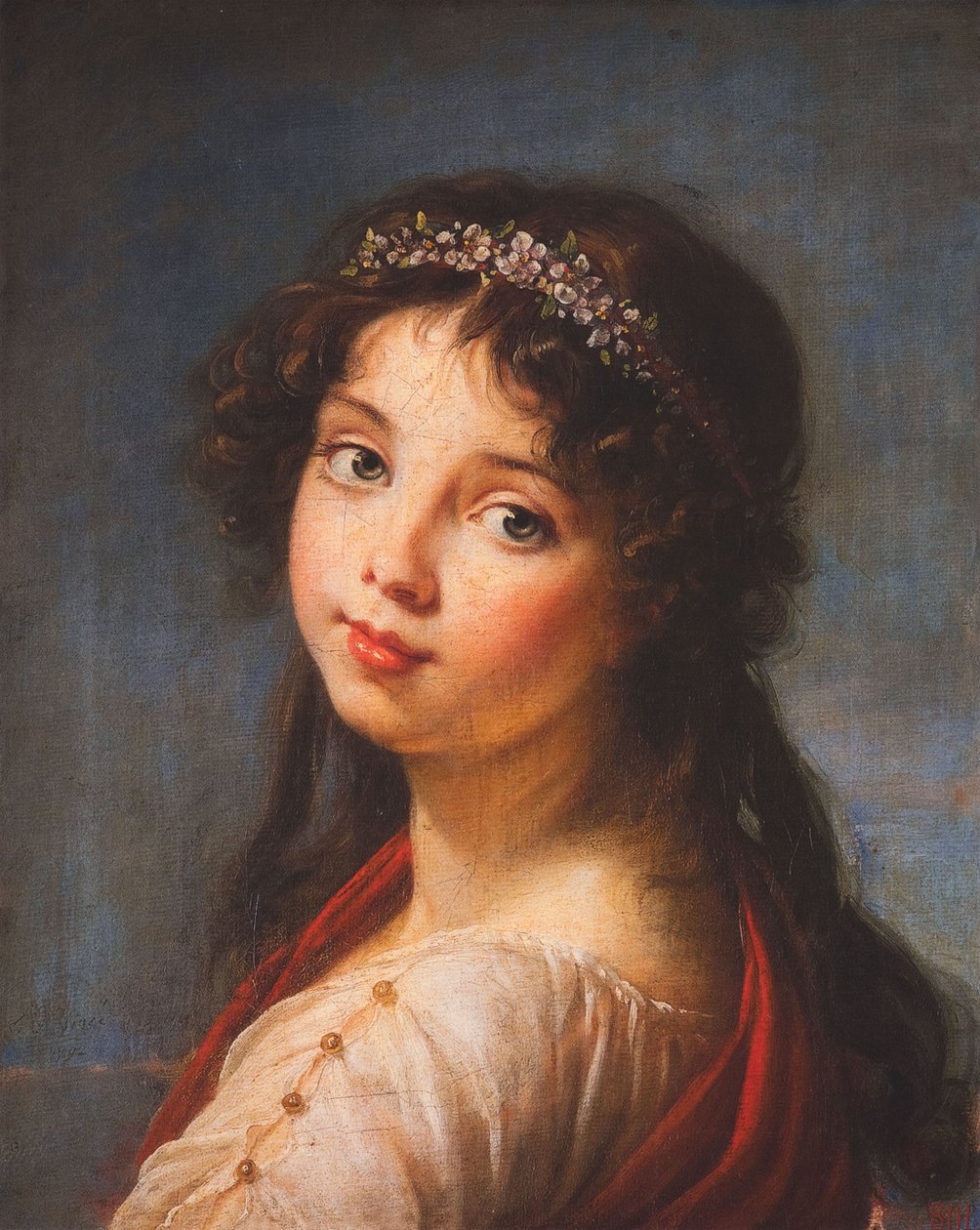 Julie Lebrun. Elisabeth Vigée-Lebrunin maalaus tekijältä Elisabeth Vigée Lebrun
