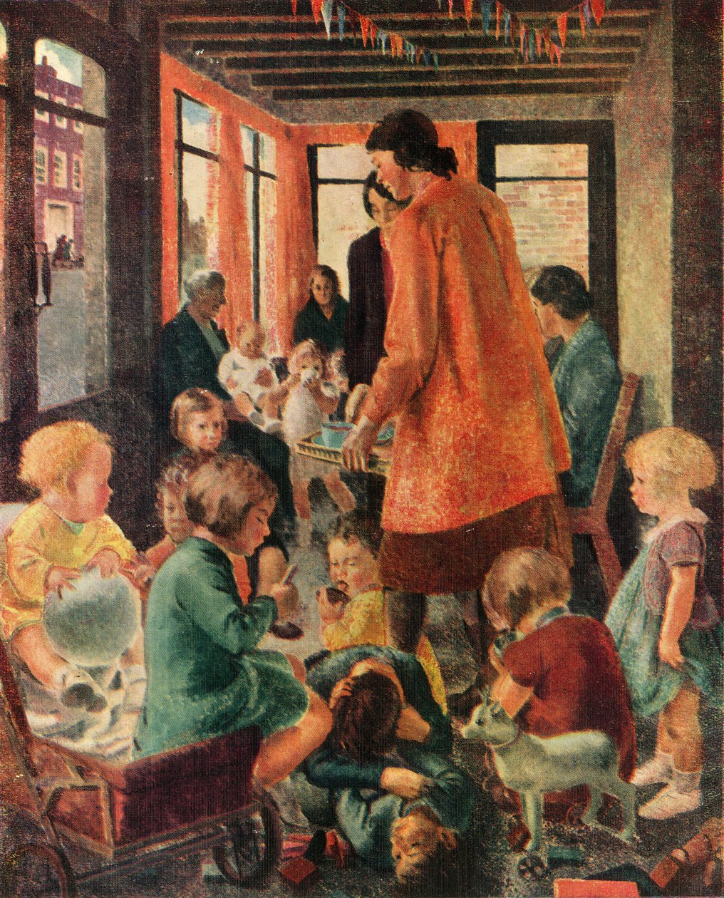 "Evacuee Play Centre", 1943. tekijältä Elise Dalton Hewland