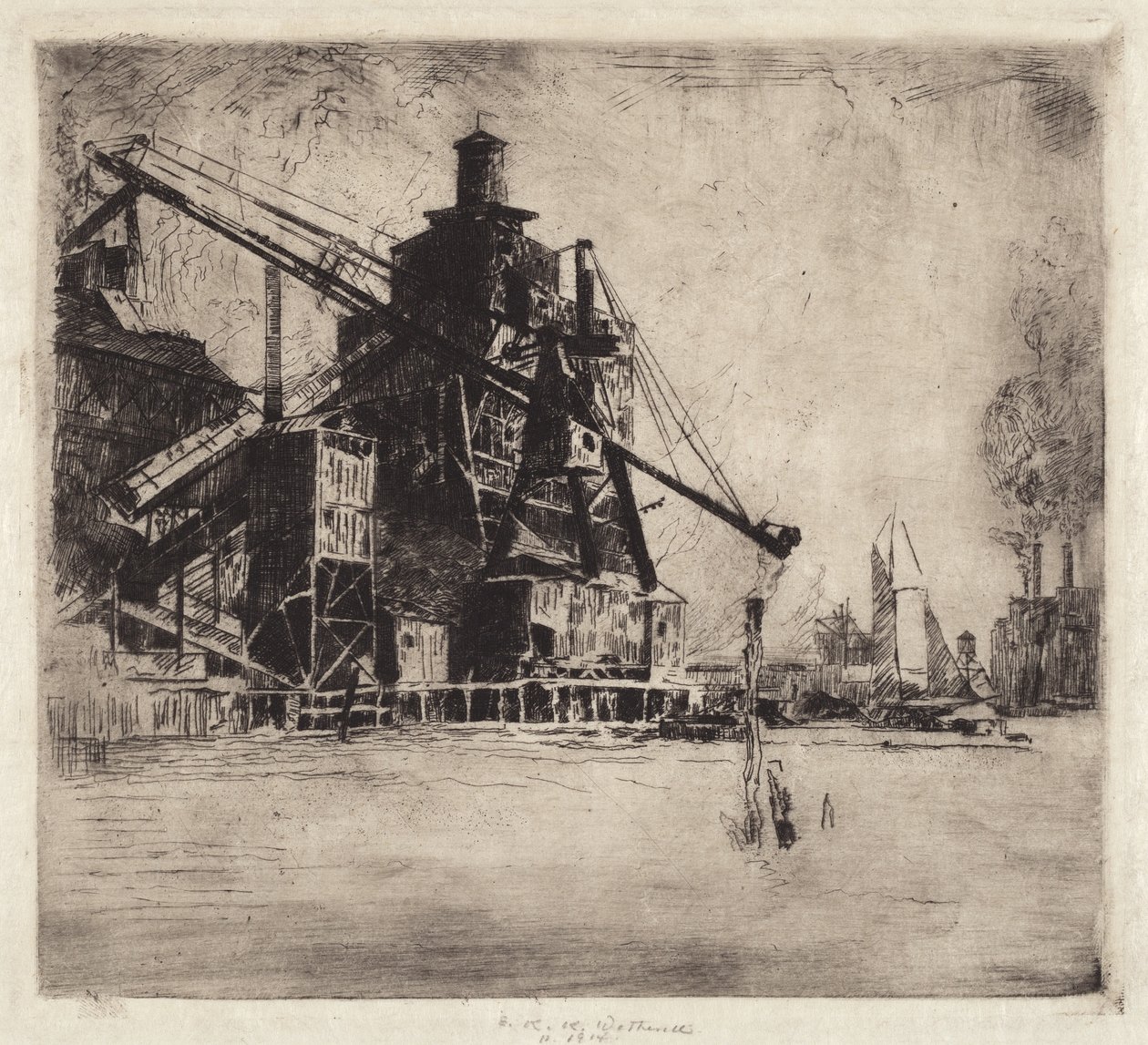 Otto Coke and Coal Hoist tekijältä Elisha Kent Kane Wetherill