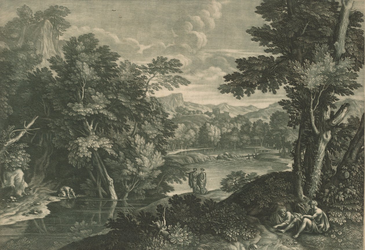 Maisema, 17331742. tekijältä Elisha Kirkall