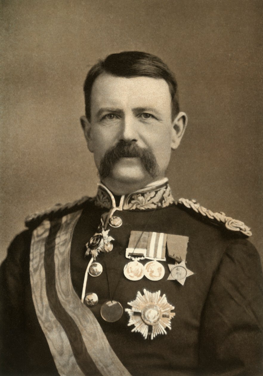 "Kenraaliluutn. Sir Charles Warren, G.C.M.G.", 1900. tekijältä Elliott and Fry