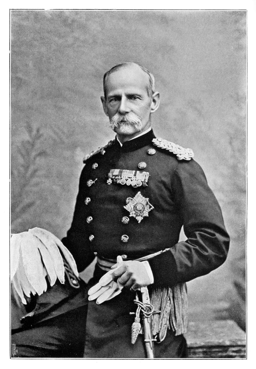 Lord Roberts, brittiläinen sotilas, 1901. tekijältä Elliott and Fry