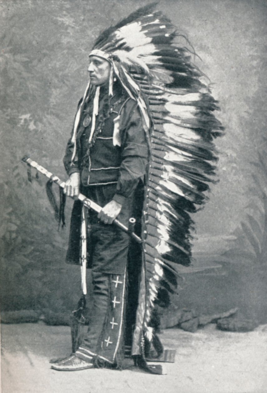 Pohjois-Amerikan intiaani, 1912 tekijältä Elliott and Fry