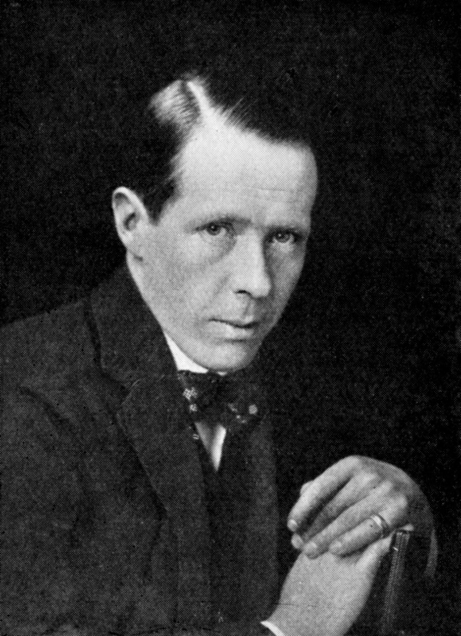 Sir William Orpen, irlantilainen taidemaalari, vuodelta 1920 tekijältä Elliott and Fry