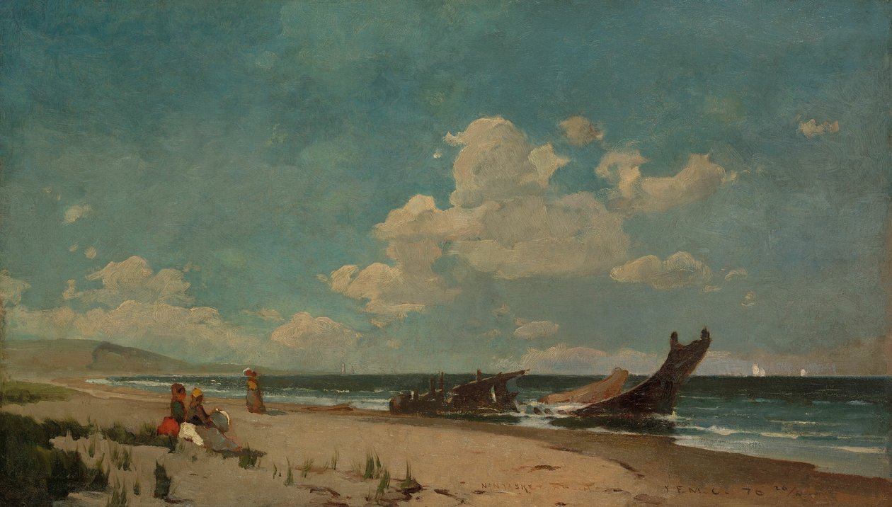 Nantasket Beach, 1876. tekijältä Emil Carlsen