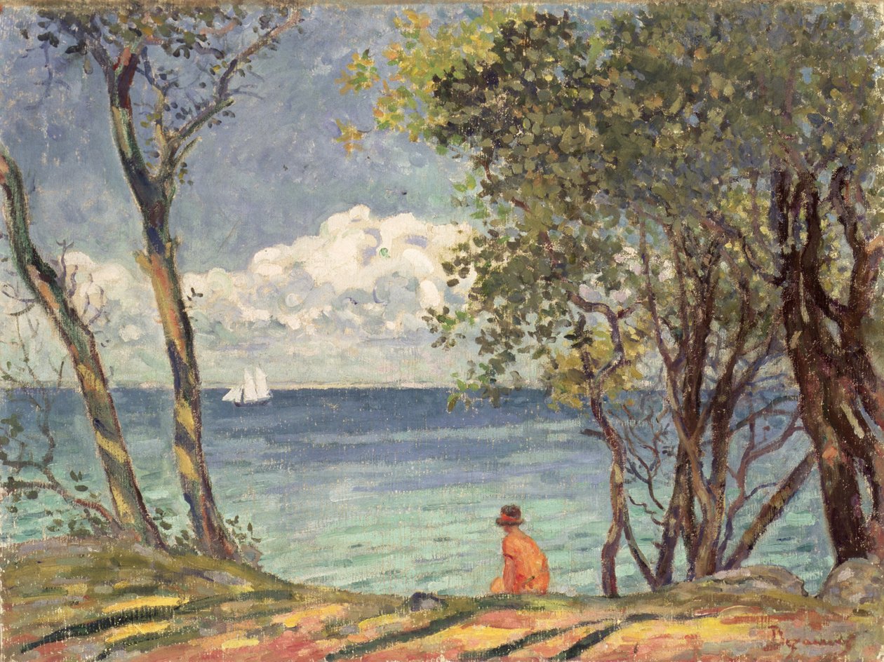 Veden äärellä, 1920 tekijältä Emile Alfred Dezaunay