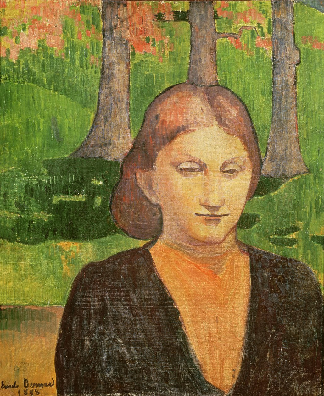 Sisareni Madeleinen muotokuva, 1888 tekijältä Emile Bernard