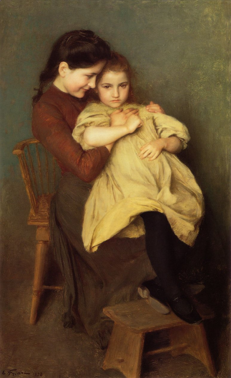 Chagrin dEnfantnEnglanti: A Childs Dissapocationn: n tekijältä Emile Friant