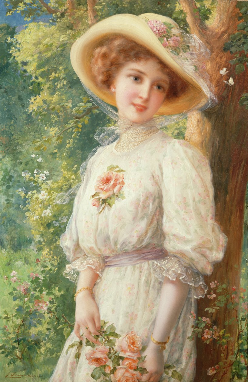 Neiti kevät, 1910 tekijältä Emile Vernon