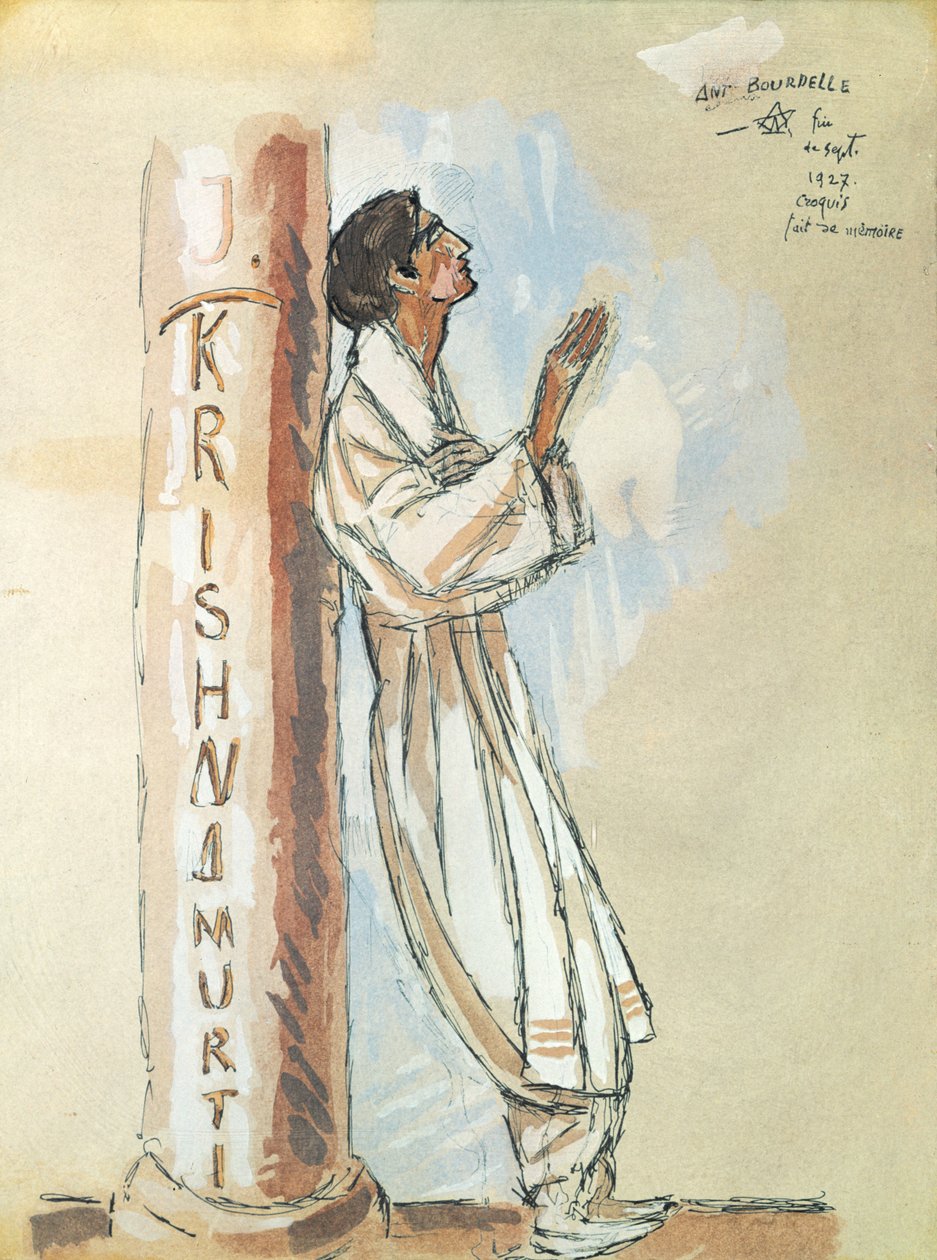 Krishnamurti, 1927 tekijältä Emile Antoine Bourdelle