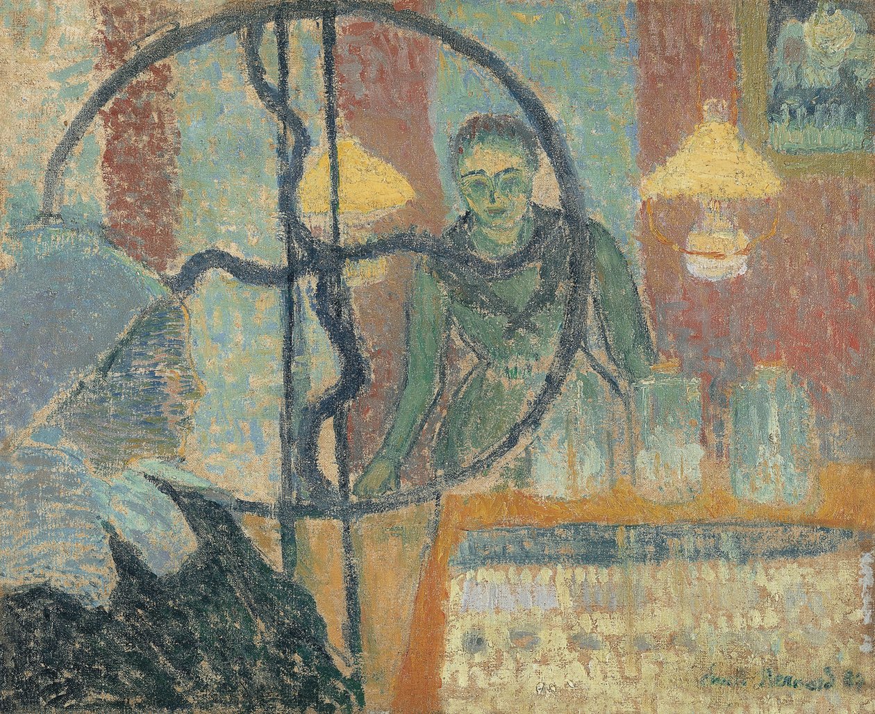 Kaupan sisällä Pont-Avenissa tekijältä Emile Bernard