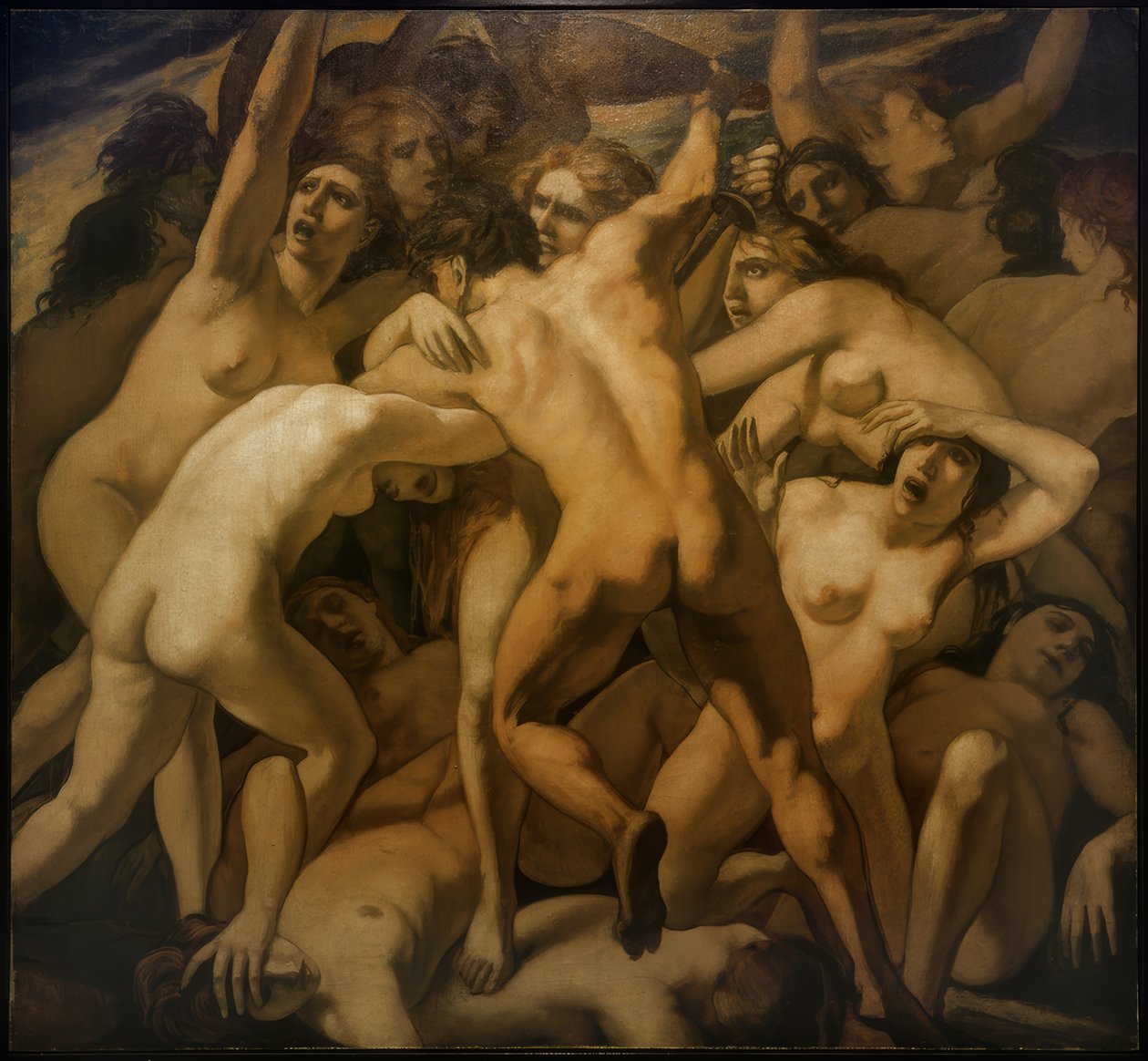 Kampf des Mannes gegen die Frau tekijältä Emile Bernard