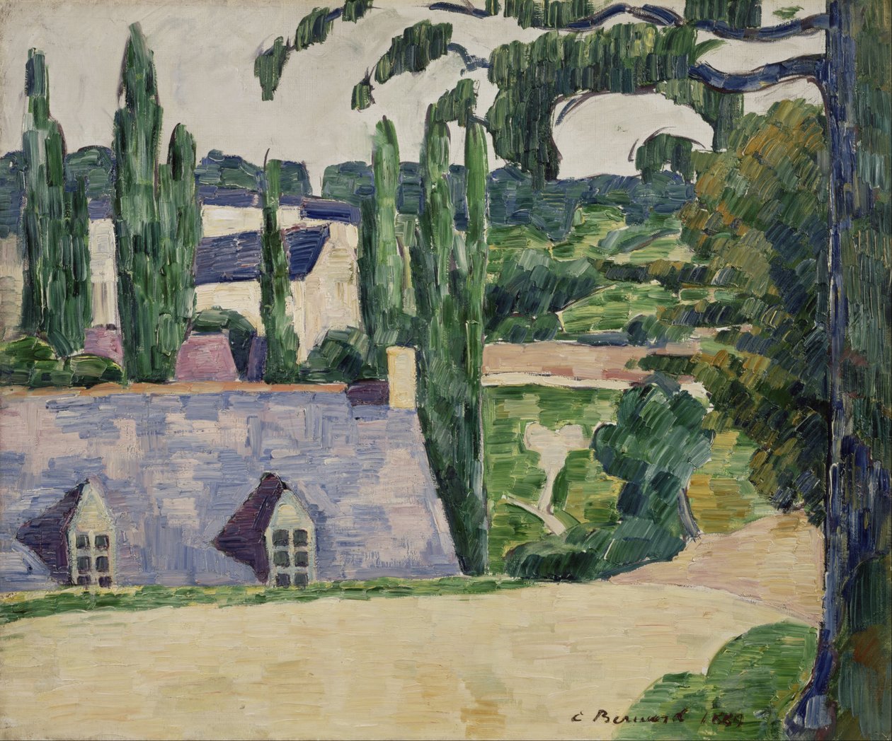 Maisema Pont-Avenissa tekijältä Emile Bernard