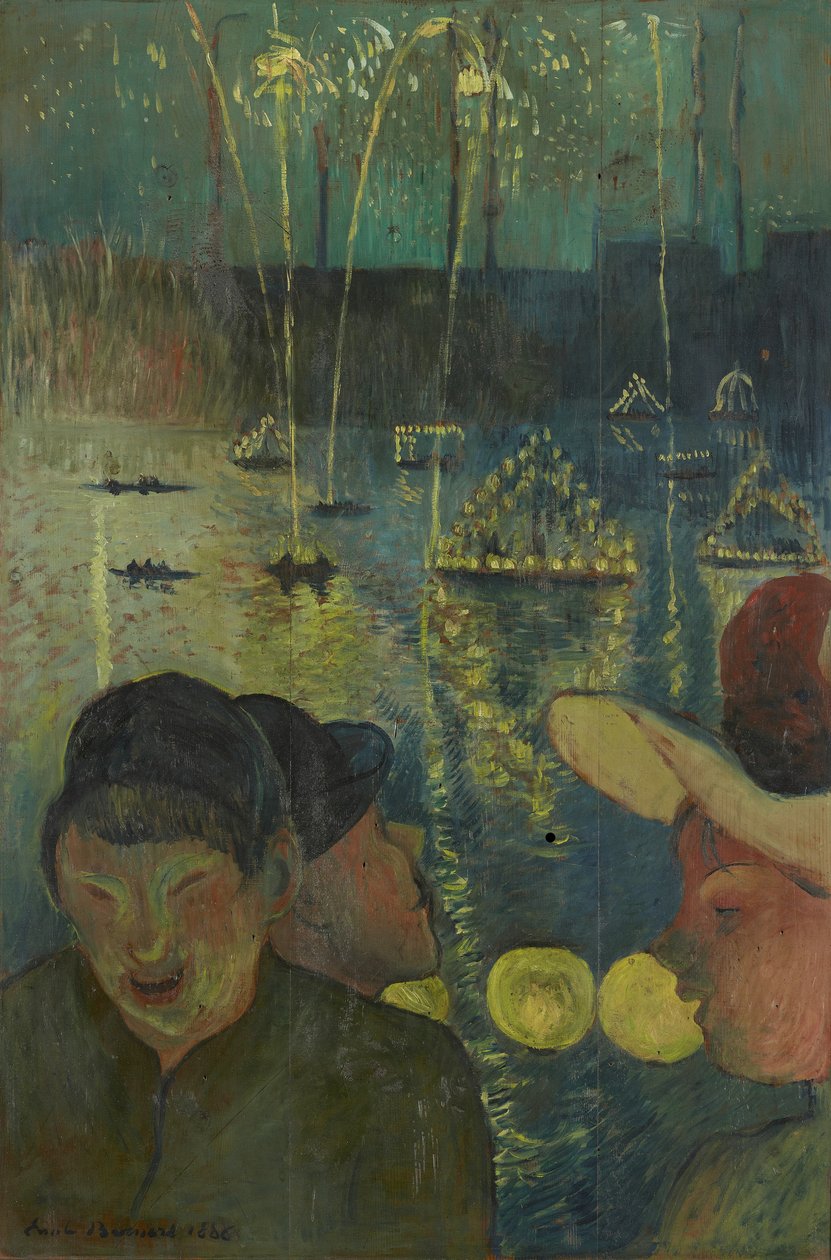 Yöfestivaali, 1888 tekijältä Emile Bernard