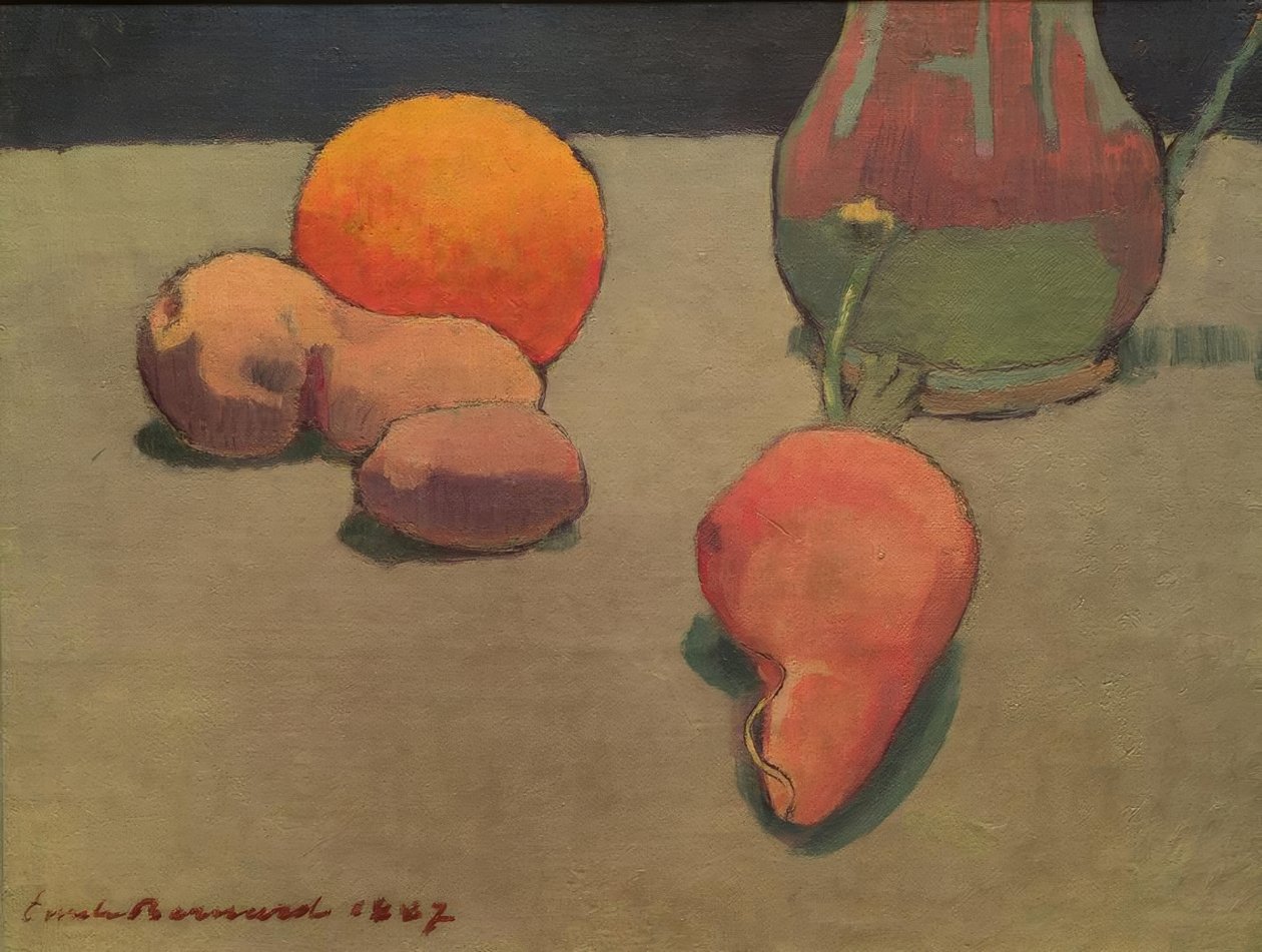 Asetelma oranssilla tekijältä Emile Bernard