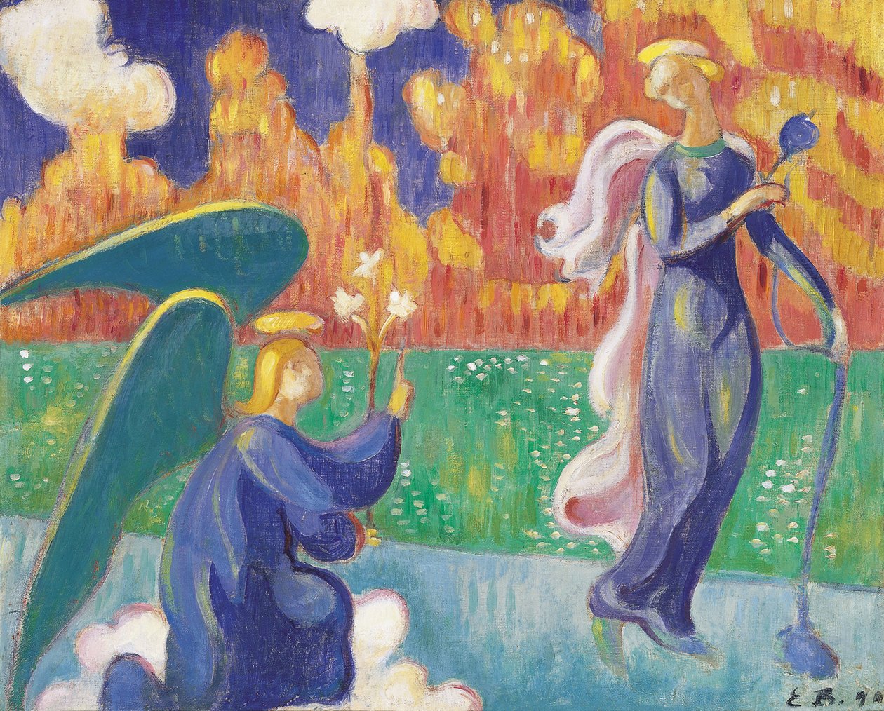 Ilmoitus, 1890 tekijältä Emile Bernard