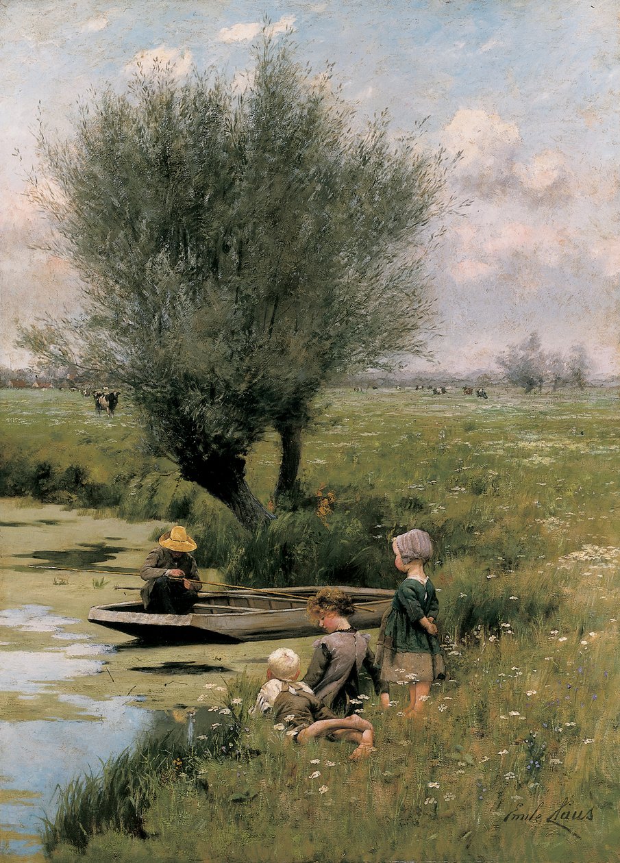 Joen varrella tekijältä Emile Claus