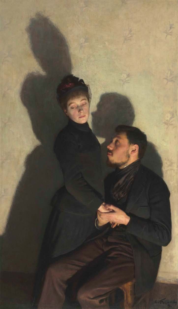 Cast Shadows, 1891. tekijältä Emile Friant