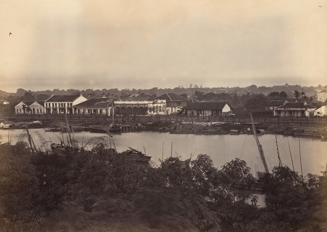 Näkymä Saigonin arkista nro 2, 1866. tekijältä Emile Gsell