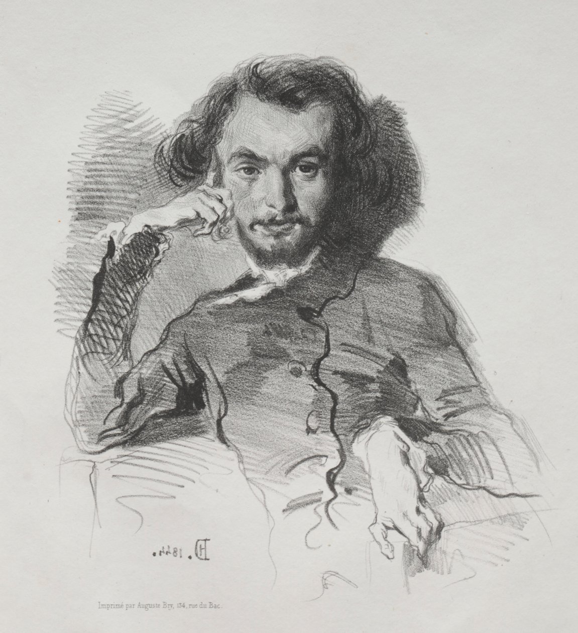 Charles-Pierre Baudelaire, 1844. tekijältä Emile Isidore Deroy