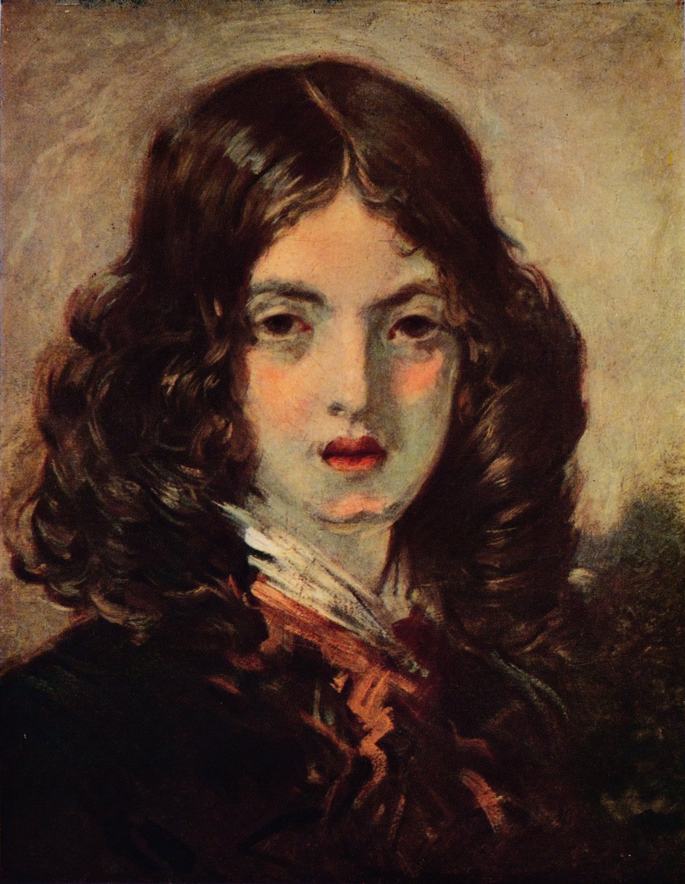 Pikku punainen kerjäläinen, c1843, 1939 tekijältä Emile Isidore Deroy