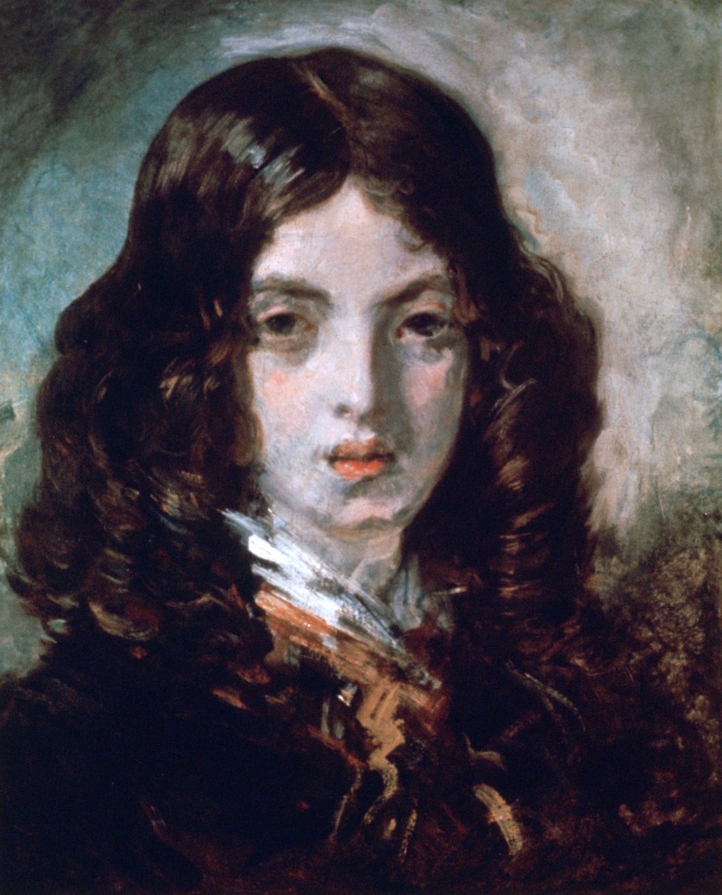 Pieni punapäinen kerjäläinen, 1843 tekijältä Emile Isidore Deroy