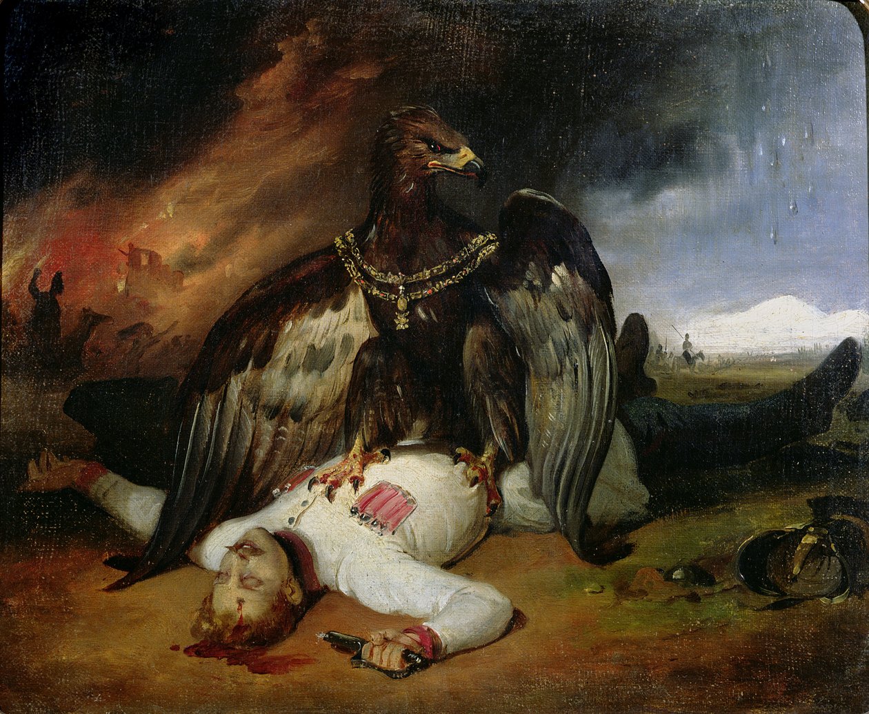 Puolalainen Prometheus, 1831 tekijältä Emile Jean Horace Vernet