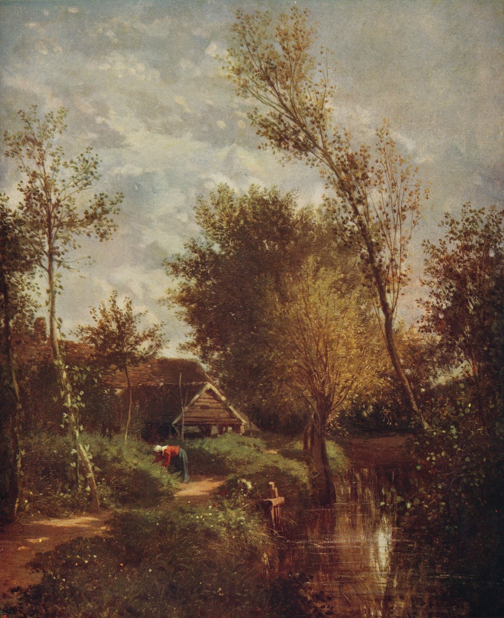 Ecouen, 1858, c1915 tekijältä Emile Lambinet