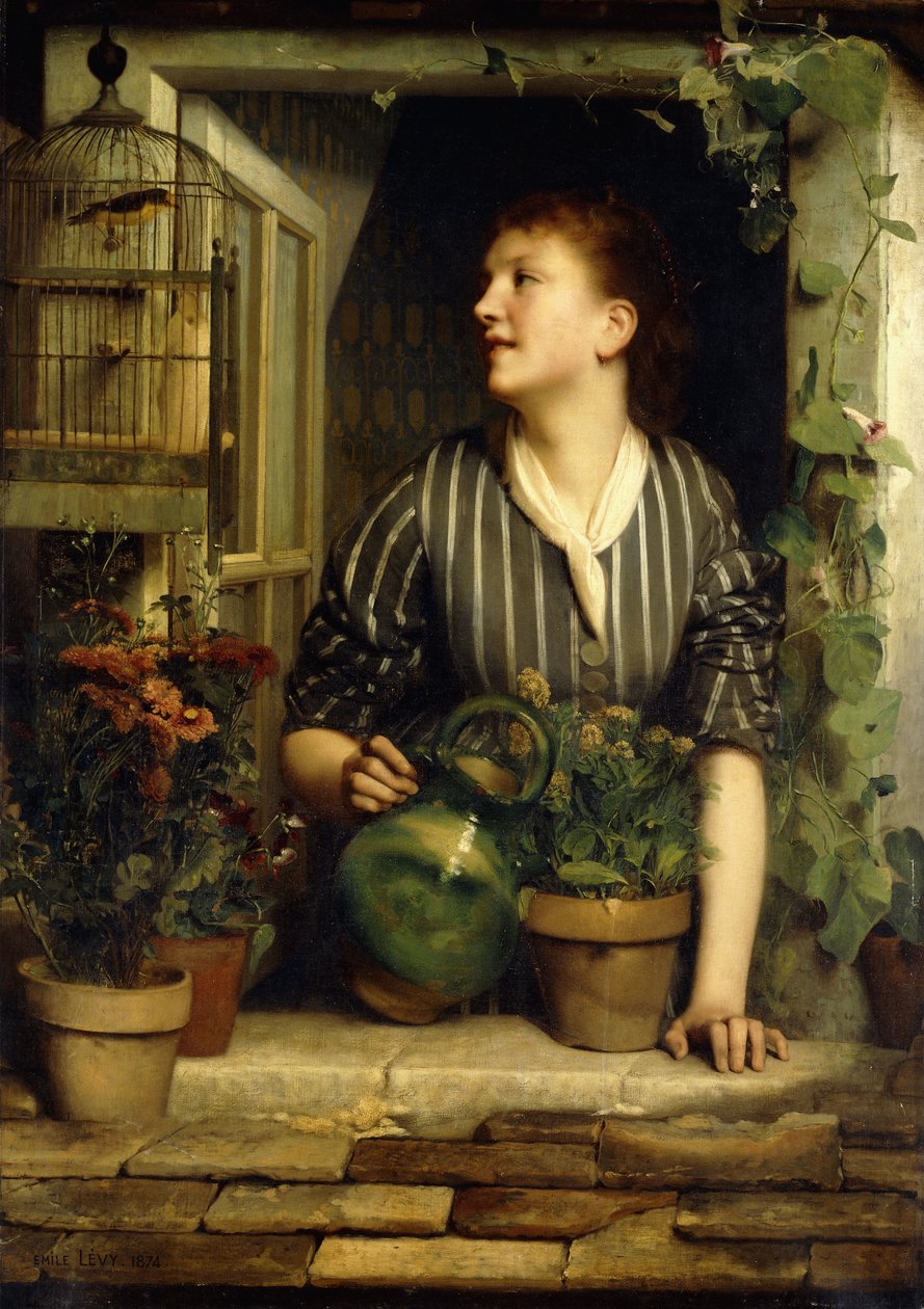 Morning Glories, 1874 tekijältä Emile Levy
