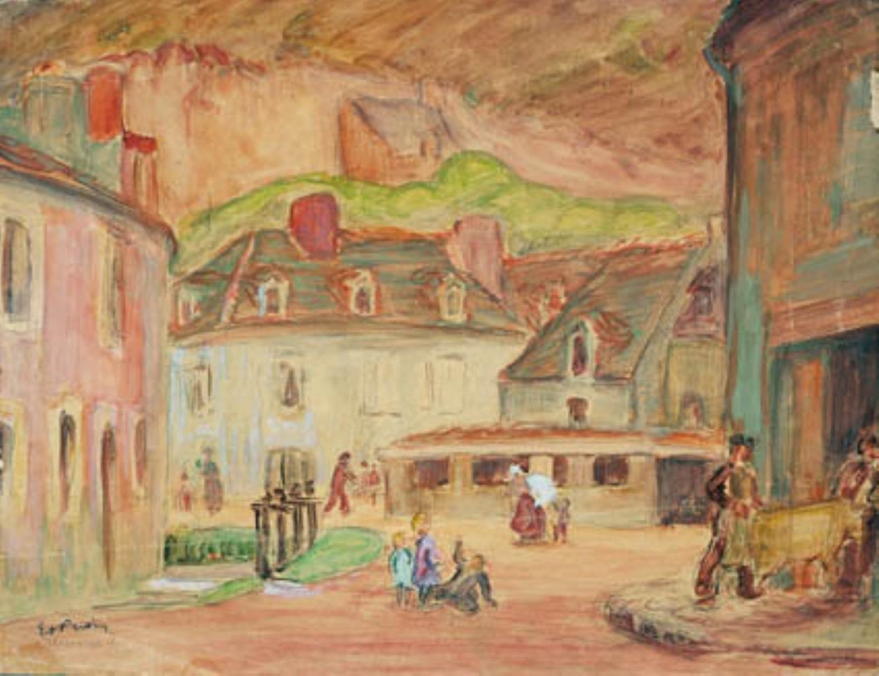 Normandian Falaisen parkituslaitokset tekijältä Emile Othon Friesz