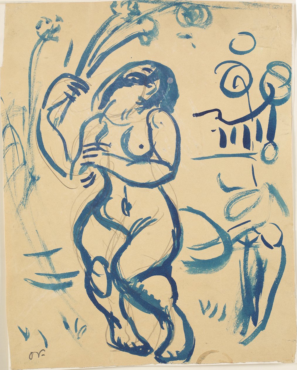 Pysyvä alaston nainen. tekijältä Emile Othon Friesz
