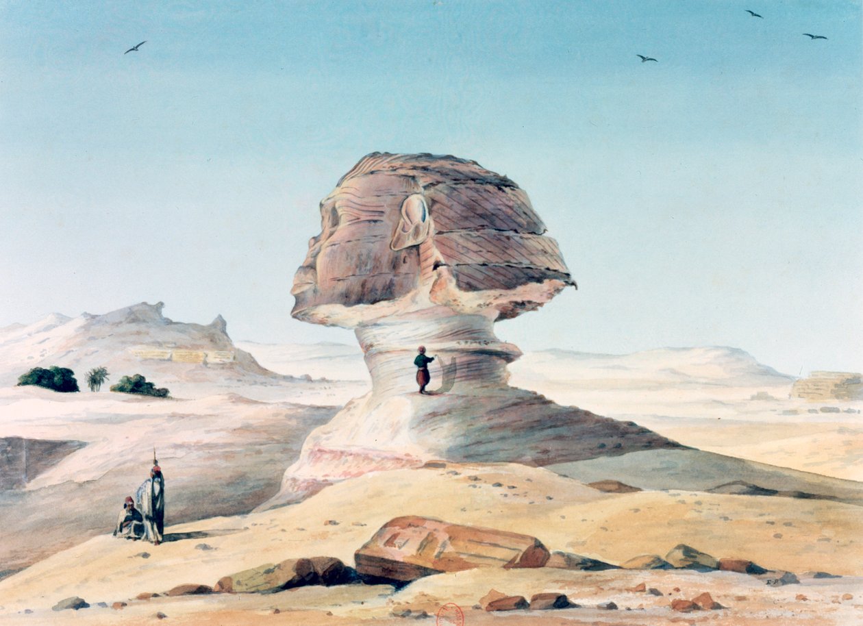 "Sfinksi", 1800-luku tekijältä Emile Prisse d